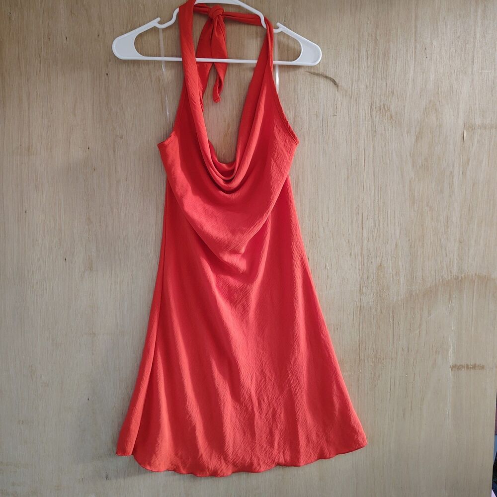 See You Monday Los Angeles Women's Back Cut Out Mini Dress Size L NWT